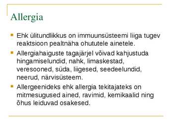 Esitlus-Kaitse haiguste eest #12