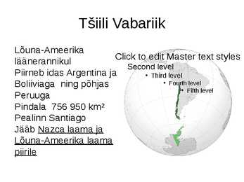 Tšiili maavärinad #2