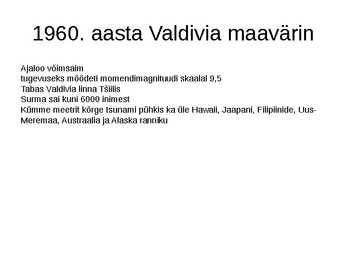 Tšiili maavärinad #5
