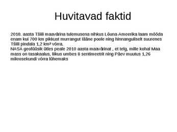 Tšiili maavärinad #10