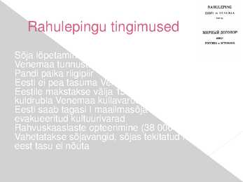 Vabadussõja esitlus #5