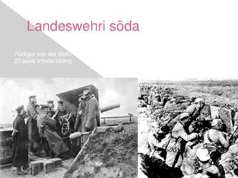 Vabadussõja esitlus #6