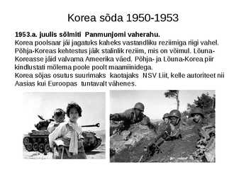 Esitlus-Kriisid ja sõjad pärast II MS #4