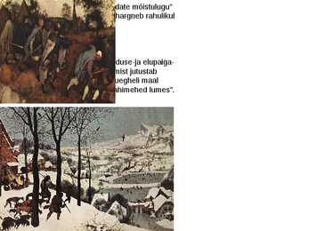 Pieter Bruegheli elulooesitlus #7