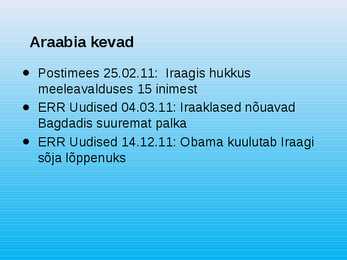 Iraak powerpoint-esitlus #12
