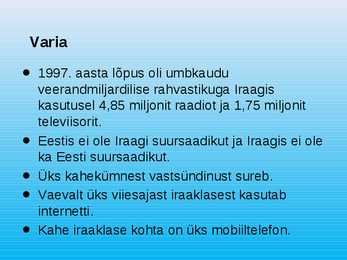 Iraak powerpoint-esitlus #16
