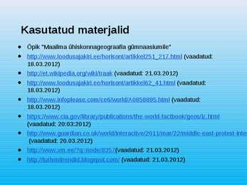 Iraak powerpoint-esitlus #17