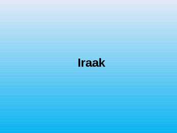 Iraak powerpoint-esitlus