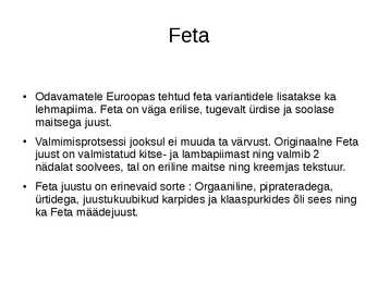 Feta juust #3