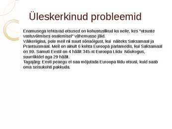 MILLES SEISNEB EUROOPA LIIDU TEISESTE ÕIGUSALKTIDE OLEMUS #14