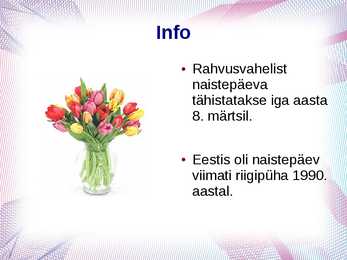 Naistepäeva esitlus #2