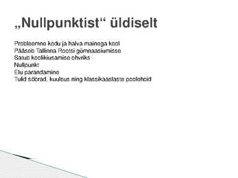 Margus Karu-Nullpunkt #3