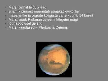 Maa-rühma planeedid #15