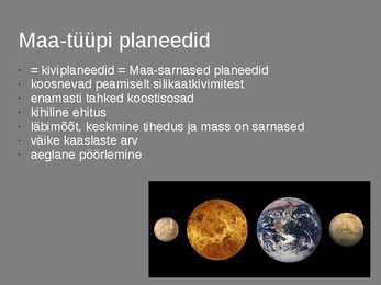 Maa-rühma planeedid #3
