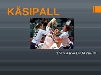 Käsipall Esitlus