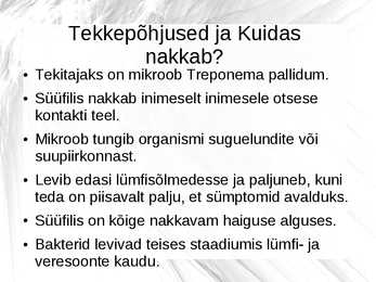 Seksuaalkasvatus- Süüfilis #4