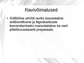 Seksuaalkasvatus- Süüfilis #9