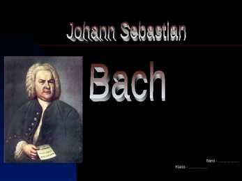 Johann Sebastian Bach poverpoint