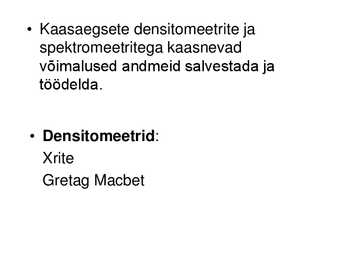 Mõõtmise slaidid #13