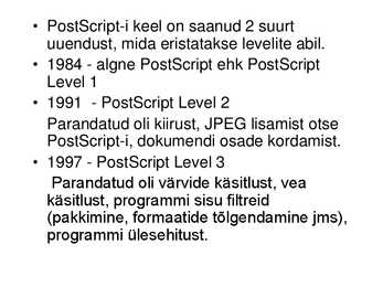 Postscript #5