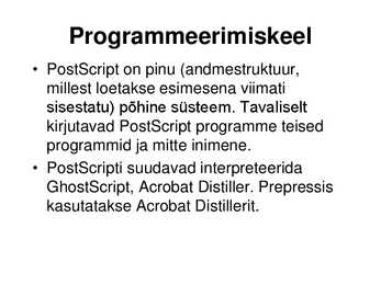 Postscript #6