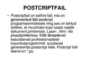 Postscript #7