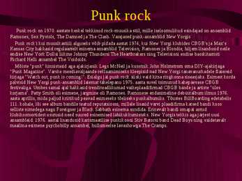 Pop- ja rockmuusika stiilid #20