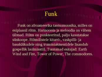 Pop- ja rockmuusika stiilid #23