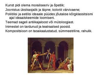 Klassitsistliku maalikunsti esitlus #2