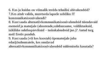 Alternatiivkommunikatsioon-AAC #21