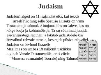 Maailma usundid - esitlus #11