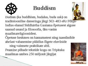 Maailma usundid - esitlus #14