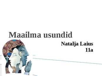 Maailma usundid - esitlus