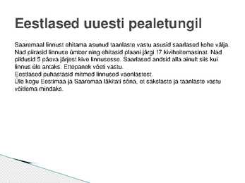 Muistne vabadusvõitlus-POWERPOINT #18