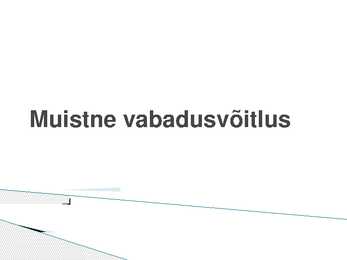 Muistne vabadusvõitlus-POWERPOINT