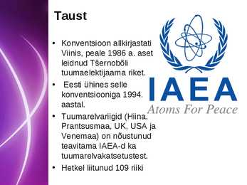 Tuumaavariist operatiivse teatamise konventsioon #3