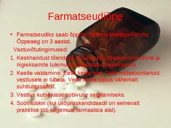 Apteeker e-farmatseut #6