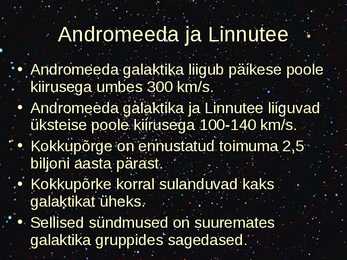 Andromeeda Galaktika #7