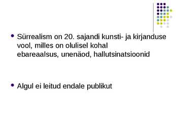 Sürrealismi esitlus #2