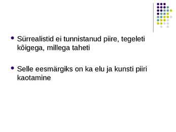 Sürrealismi esitlus #3