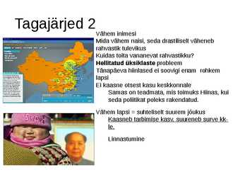Hiina ühelapsepoliitika-esitlus #7