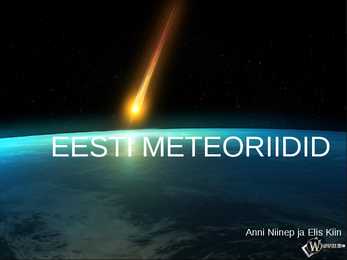 Eesti meteoriidid