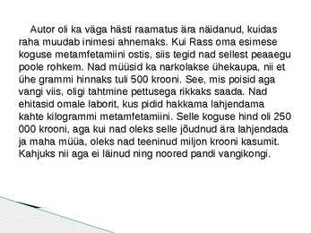 Sass Henno Mina olin siin-powerpoint kokkuvõte #5