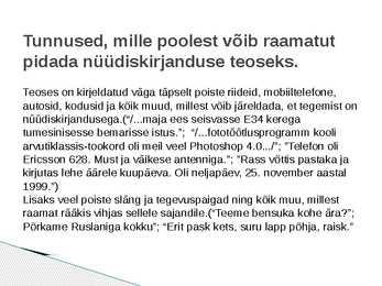 Sass Henno Mina olin siin-powerpoint kokkuvõte #6