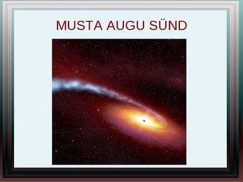 Must auk - esitlus #3