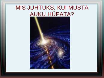 Must auk - esitlus #7