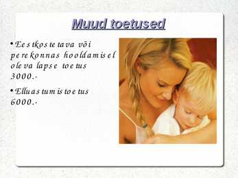Sotsiaaltoetused #12