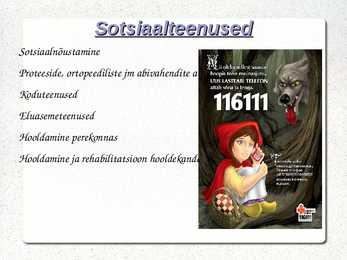 Sotsiaaltoetused #3