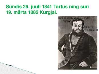 Carl Robert Jakobson eluloo kirjeldus #2