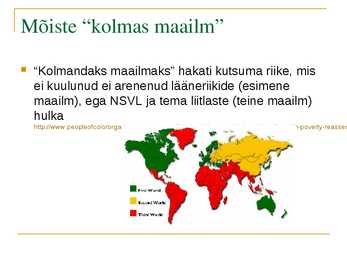 Kolmas Maailm - Eripalgeline maailm #2